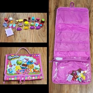 Shopkins Travel Organizer Carrier Bag Storage Carrying Case with Figures